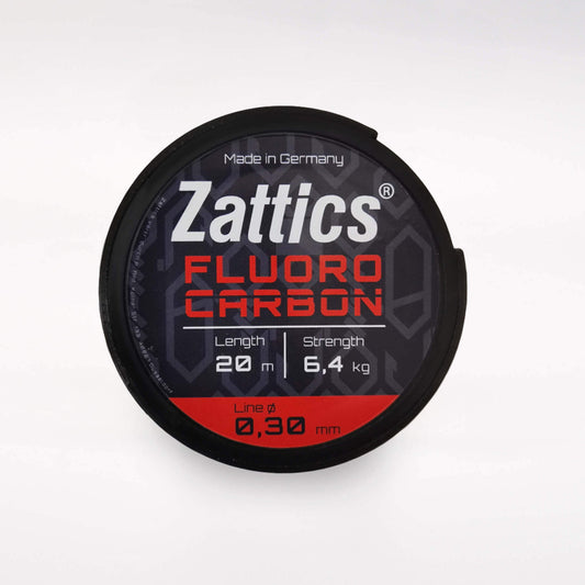 Fluocarbon Vorfach Schnur auf einer Spule in 0,3mm