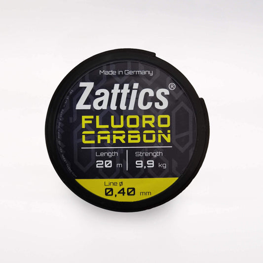 Fluocarbon Vorfach Schnur auf einer Spule in 0,4mm